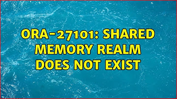 Ubuntu: ORA-27101: shared memory realm does not exist
