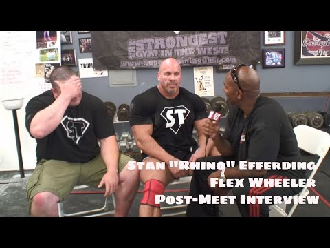 Team Super Training: Flex Wheeler - Stan "Rhino" Efferding - Mark Bell - Post Meet Interview