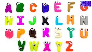 Учим Английский Алфавит|Учим цвета с Play Doh |Песенка Про Алфавит для детей|ABC для детей
