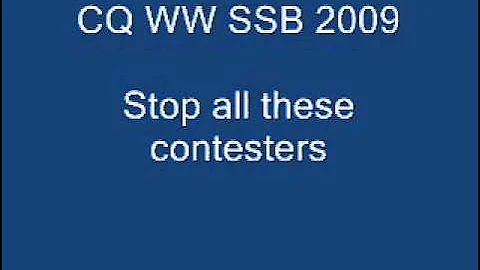CQ WW SSB 2009 - OE5T vs 14.300