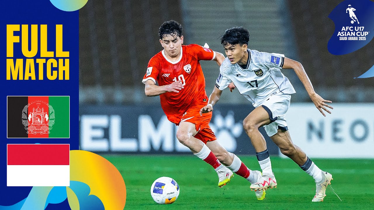Afghanistan vs. Indonesia | Full Match | AFC U17 Asian Cup™ Saudi Arabia 2025