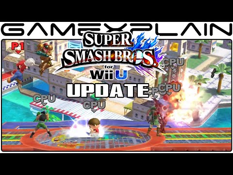 OMG Smash Bros Wii U Update 1.0.6 - Share Mode & 6 New 8-Player Smash Stages