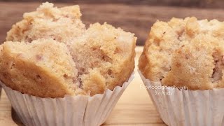 คัพเค้กเผือกสูตรนึ่ง/Steamed taro cake/Easyfoodgoodhealth by Andy