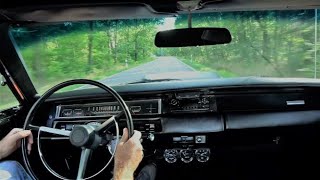 1969 plymouth roadrunner 440cui drive v8 sound POV Mopar