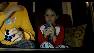 Teaching my brother Rubik notation part 1