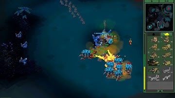 8-Bit Invaders 1v1 Multiplayer Gameplay vs AverageRTSPlayer - Early game mistakes