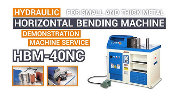 Sunrise HBM-40 Horizontal Bending Machine Product Demonstration - Hasil Karya Machine Service