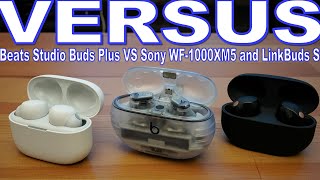 Beats Studio Buds Plus Vs Sony WF1000XM5 & Linkbuds S