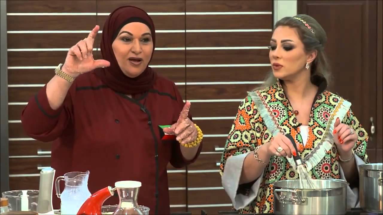 الشيف جميلة ضيفة الحلقة الاعلامية   مشاعل الزنكوي