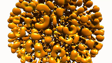 Gray Scott Model of Reaction Diffusion 3D