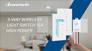 Celebrity Effortless Lighting Control: DEWENWILS Wireless Switch Kit for a Smarter Home - HWLS21G Wealth