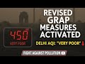 Revised GRAP Measures Activated as Delhi’s AQI Stays ‘Very Poor’