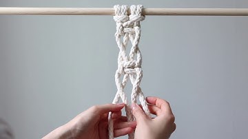 Macramé Basic Knot - Switch Square Knot / 라이프 어라이브