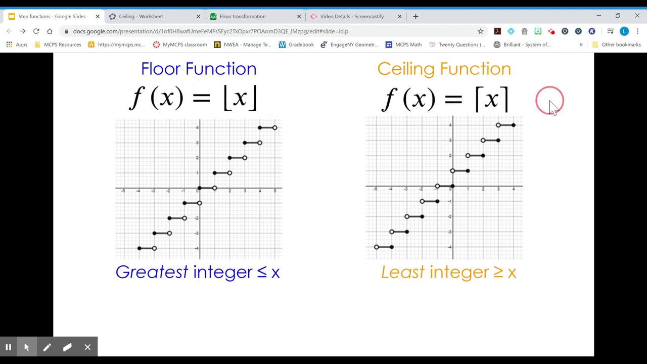 Floor And Ceiling Functions You