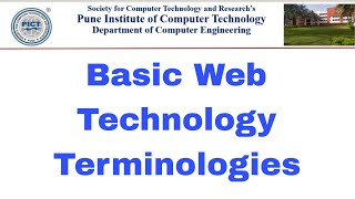Web Technology Basics: Essential Terminologies Explained for Beginners