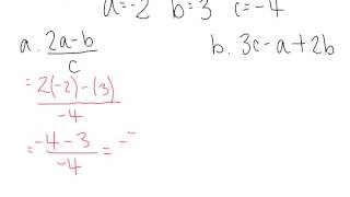Simplifying Variable Expressions