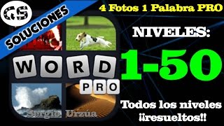 4 Fotos 1 Palabra PRO | Todos los niveles resueltos 1-50 screenshot 4