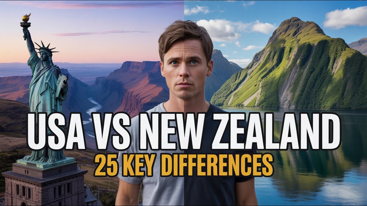 Living in the USA vs New Zealand: 25 Differences - YouTube