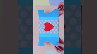 Heart shutter card #shorts