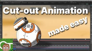 Easy cut-out animation in OpenToonz (using the skeleton tool) - Puppet animation