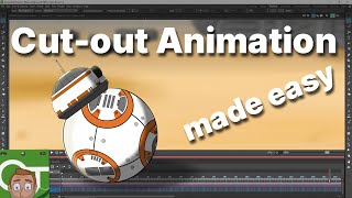Easy cutout animation in OpenToonz (using the skeleton tool)  Puppet animation