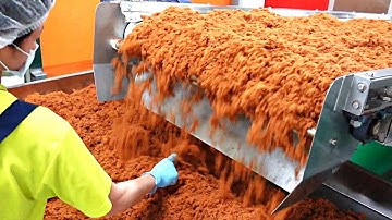 Meat Processing Plant! Amazing Meat Floss Factory Mass Production Process - Food Factory