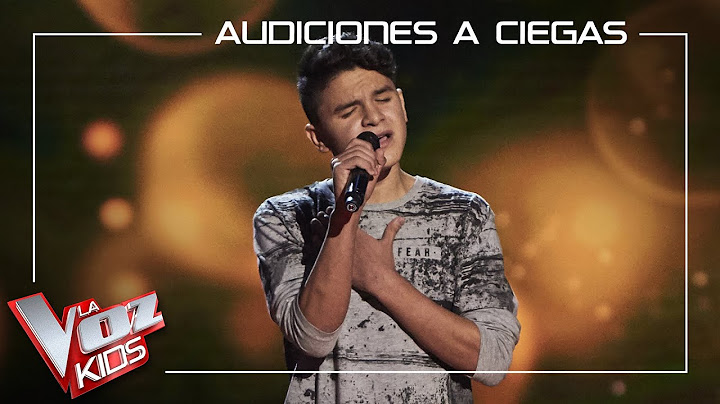 Manuel Ayra - Si a veces hablo de ti | Blind auditions | The Voice Kids Antena 3 2021