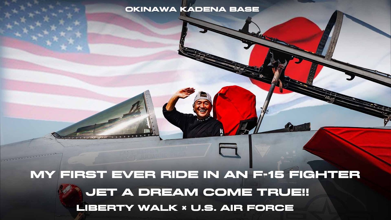 【LIBERTY WALK】My first ever ride in an F-15 fighter jet a dream come true!! AMERICA FEST 2026