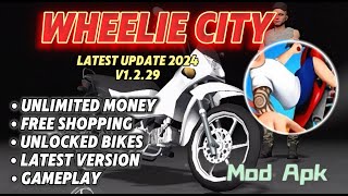 Wheelie City: Bike Wheelie Mod Apk v1.2.29 TERBARU | Unlimited Money Unlocked Bikes | Latest Update screenshot 3