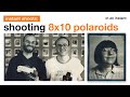 Shooting 8x10 polaroid film with kyle from brooklyn film camera instant shoots