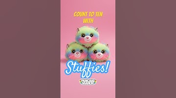 Count to Ten with STUFFIES! 🥰 #preschool #kidssongs #kidsvideo