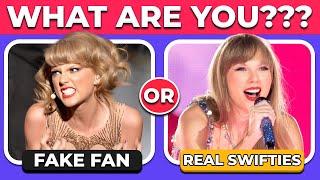 🤷‍♀️ Which Taylor Swift Fan Are You?⚠️ Only for Real Swifties | Swifties Test 🎸 Music Quiz