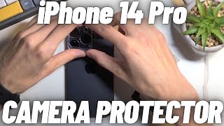 How to Install Camera Protector on iPhone 14 Pro - Apply Tempered Glass for iPhone 14 Pro Camera