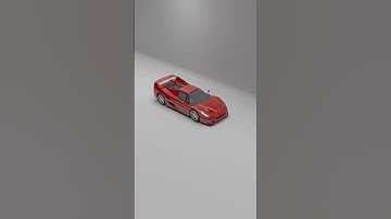 3D Ferrari F50 Animation #blender3d #3danimation #shortvideo #shortsvideo #shorts