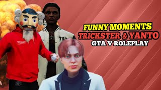 FUNNY MOMENTS ANAK TRICKSTER DAN KETEMU YANTO🤣 | BIKIN SAKIT PERUT | GTA V ROLEPLAY #TRICKSTER #hope