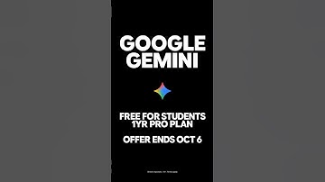 Students get a FREE 1-year Pro plan: Gemini 2.5 Pro, 2TB storage & more. Terms apply.