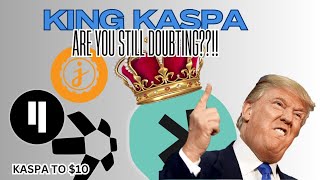 KING KASPA... ARE YOU STILL DOUBTING??! #kas #qnt #jas #qubic #btc 