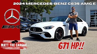 Brand new 671hp 2024 Mercedes-Benz AMG C63S E AMG. The most powerful C-class to date.