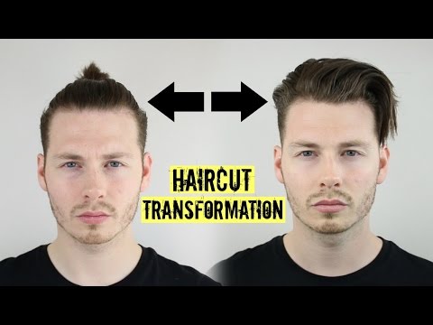 Mens Curly Hair Tutorial Top Knot To Slick Back Ad