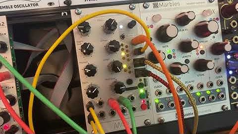 Microtonal harmonic clouds via the Miso Modular Cornflakes Eurorack module