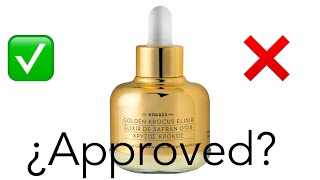 KORRES Golden Krocus Elixir Review