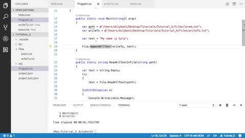 WriteAllText() Tutorial