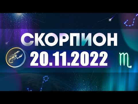 Гороскоп на 20.11.2022 СКОРПИОН