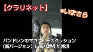 ※追記あり【クラリネット】バンドレンの新バージョンのマウスピースクッション貼り替えた感想【みきやチャンネル】