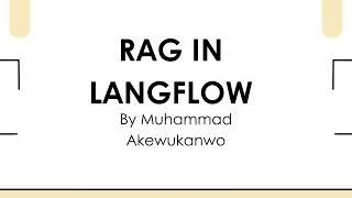 Building RAG in Langflow #Langflow
