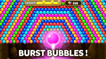 BUBBLE SHOOTER NEW GAMEPLAY LEVEL 129 TO 130 😳 / BUBBLE SHOOTER ANDROID GAMEPLAY #367
