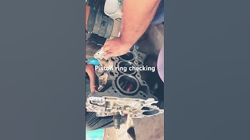 Car engine block piston ring checking#before fitting please check ur Cyclender rings r proper or not