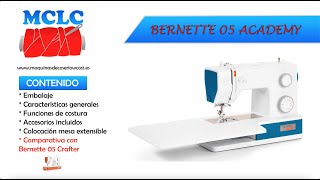 MAQUINA DE COSER BERNETTE 05 ACADEMY - UNBOXING