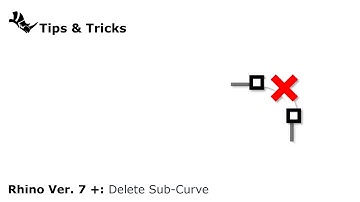 Rhino 8 command, DelSubCurve