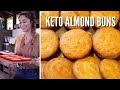 3 CARB KETO BUNS! How to Make Keto Almond Buns